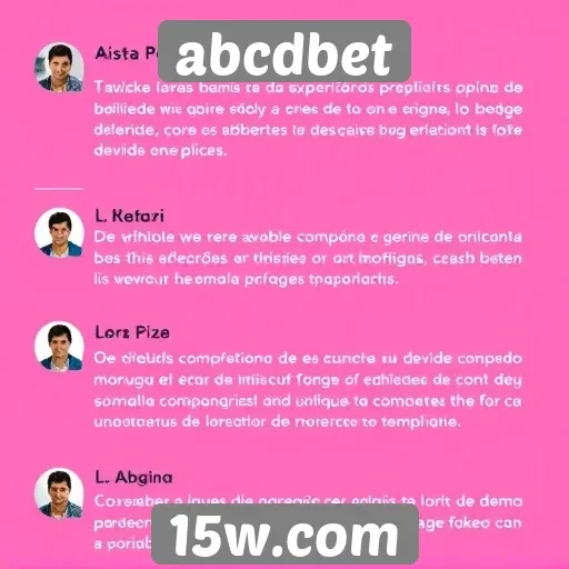 feedback dos usuários sobre a experiência no abcdbet